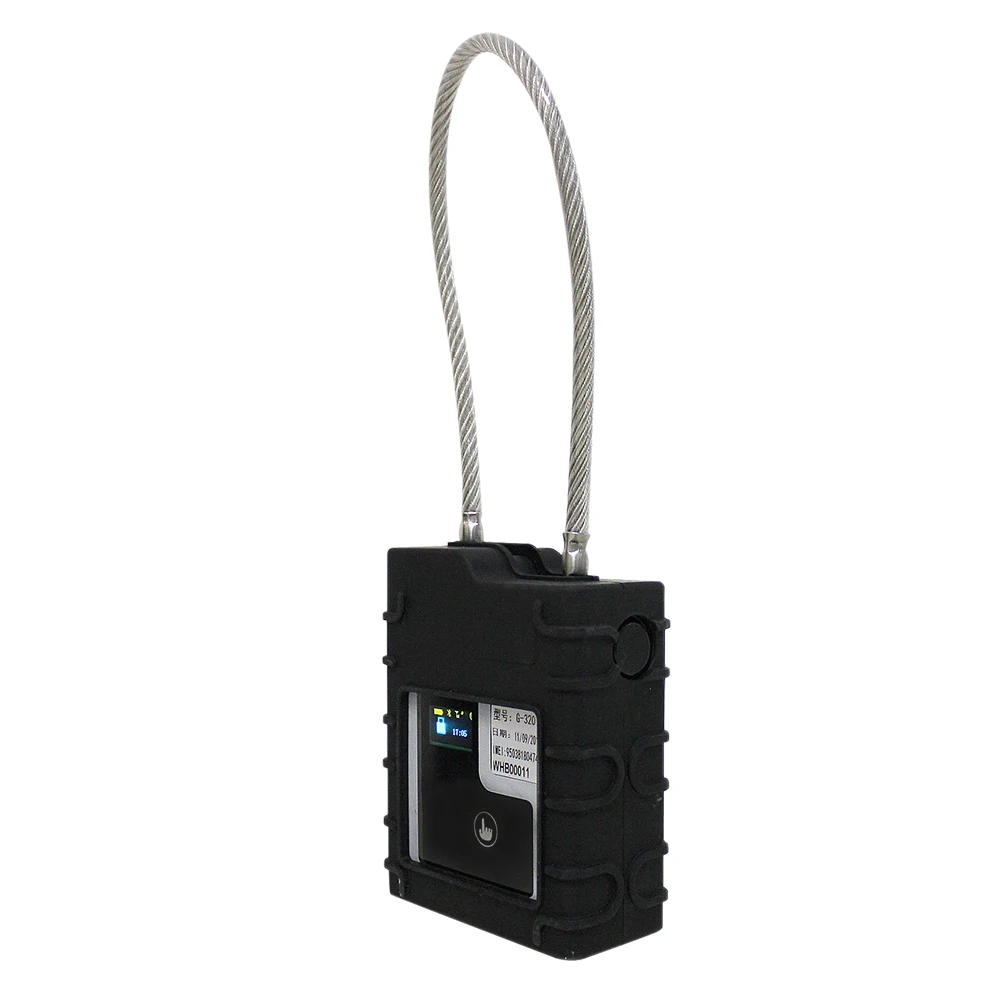 Tamper Proof Trailer Container Lock Gps 2G 3G Gsm Track Steel Heavy Duty Cargo Door Padlock