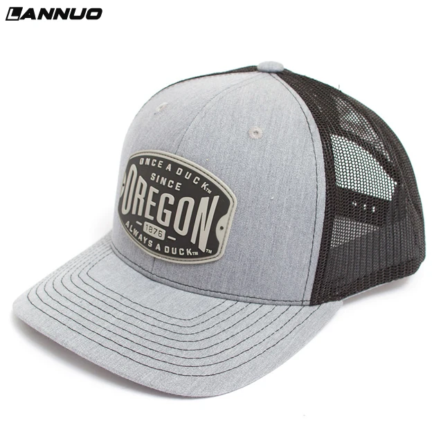 Casquette De Baseball A Maille Chapeau De Camionneur En Pvc Gris Oregon Americain Avec Filet Buy Casquette De Baseball De Camionneur De Maille Casquette De Baseball De Maille De Correction En Caoutchouc Casquette De Baseball De Camionneur Product