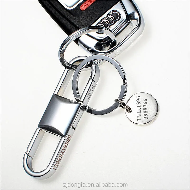 Source Custom Lettering Fashion Key Chain Double Loops Pants Buckle Key  Ring Waist Belt Clip Key Holder Metal Car Keychain on m.alibaba.com