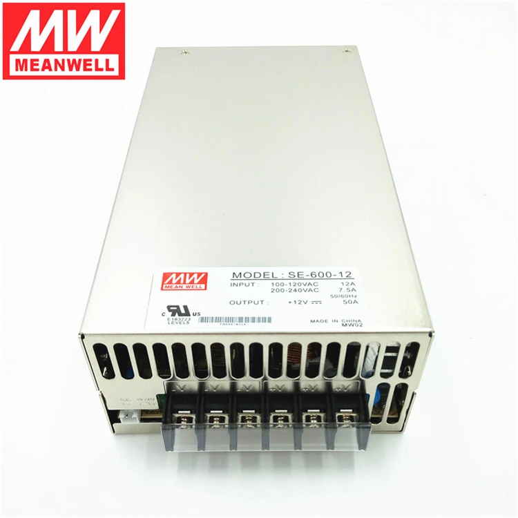 Original MEAN WELL Power Supply Ac Dc 600w SE-600-12 - Buy