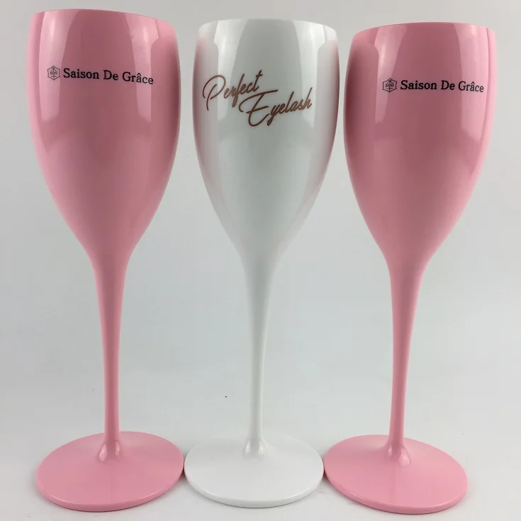 5 унций пластиковые флейты для поднятия тоста шампанского на