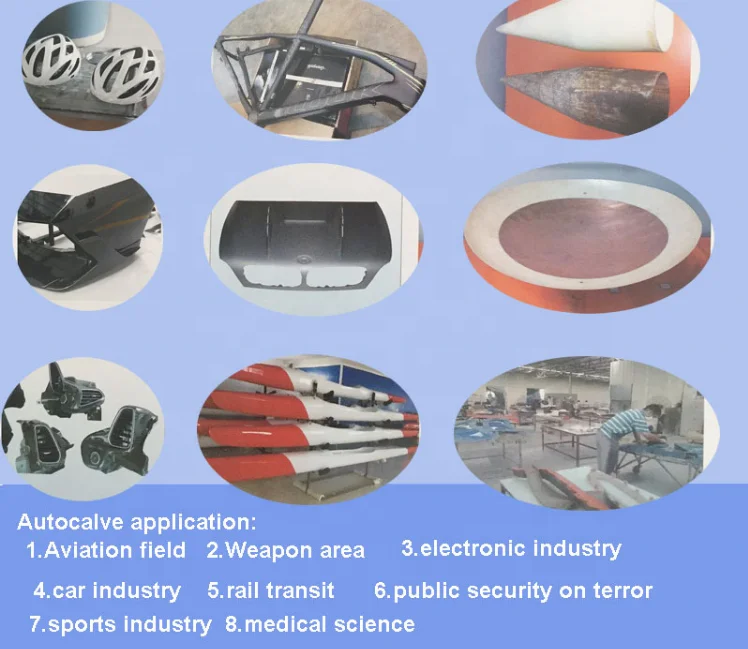 OEM Высококачественный композитный Автоклав из углеродного волокна для