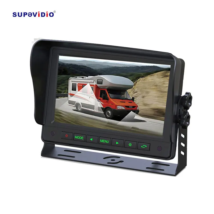 7 Inch Heavy Duty Monitor 2 3 Way Backup Vehicle Monitor for Truck Van Bus Caravan China Wholesale 1080p Vehicle Dvr Digital