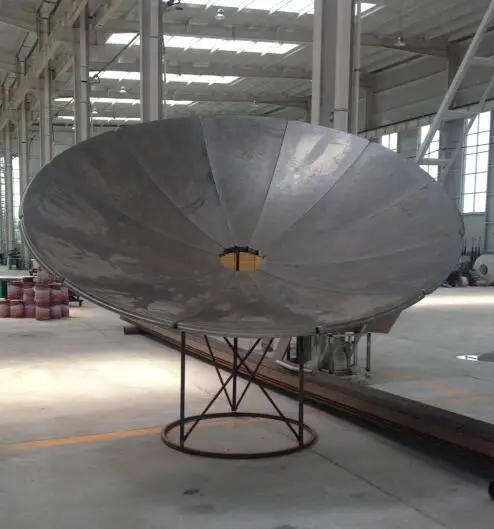 C Band Big Satellite Dish Antenna 8 Feet Offset Satellite Dish 240CM Steel Panel Ground Mount TV Antenna