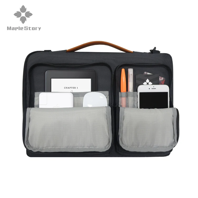 
Чехол-портфель с ручкой для ноутбука 13-14 дюймов, сумка-мессенджер на плечо, деловая дорожная сумка для MacBook Air Pro 15,6, Dell, ASUS, HP 