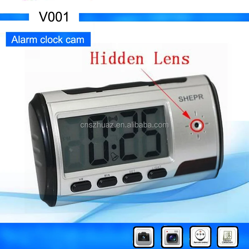 best spy camera clock