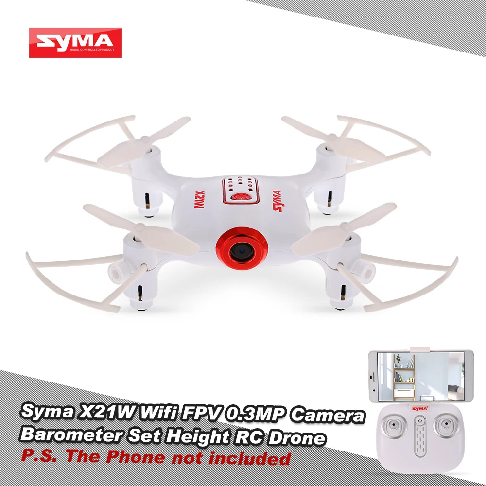 Syma X21W 2.4G 4CH RC Pocket Drone 720P WiFi FPV Aircraft Altitude