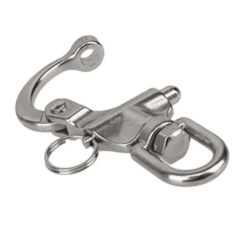 Stainless Steel Swivel Shackles Swivel Eye Snap Shackle Quick Release