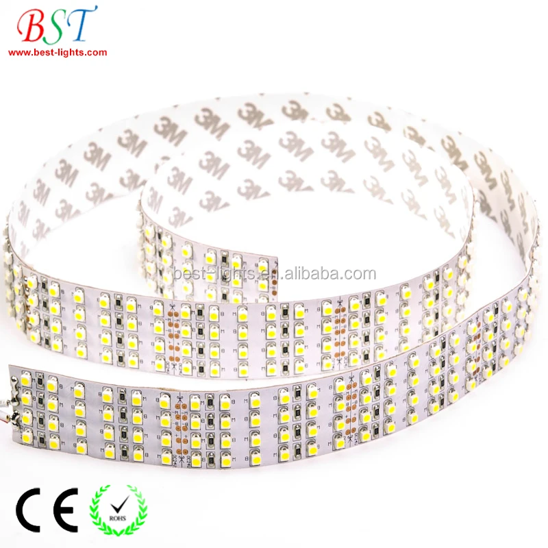 480led Quad Row High Power Led Strip 24v Cut Every 6led Smd3528 2835 4 Row Flexible Led Strip