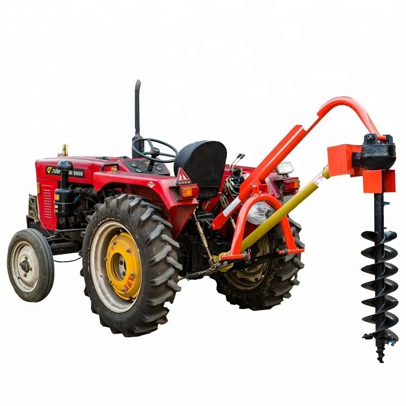 Tractor PTO Driven Post Hole Digger for Land Use