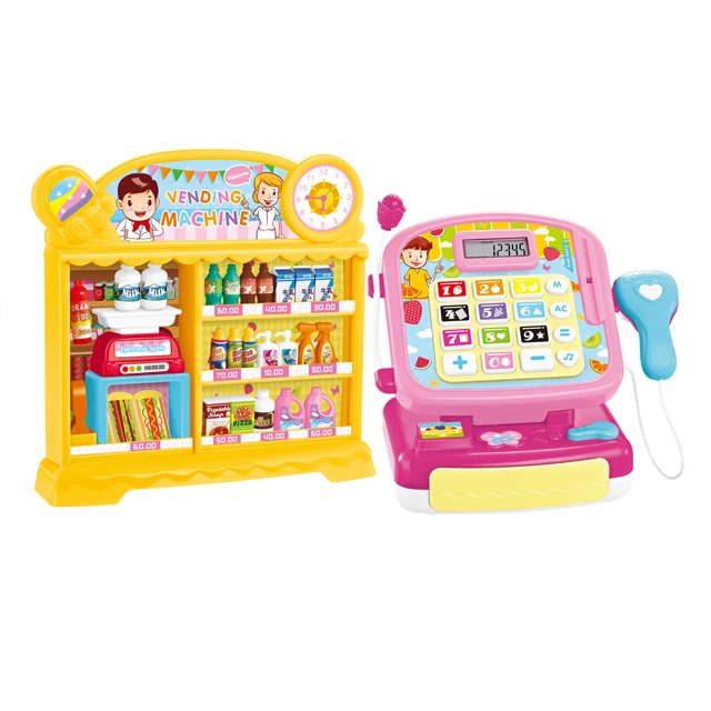 supermarket cash register play set