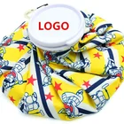 Ice Pack 9inch Digital Printing Ice Bag Mountaineering Buckle Logo Hot And Cold Medical Ice Pack With Cotton Fabric