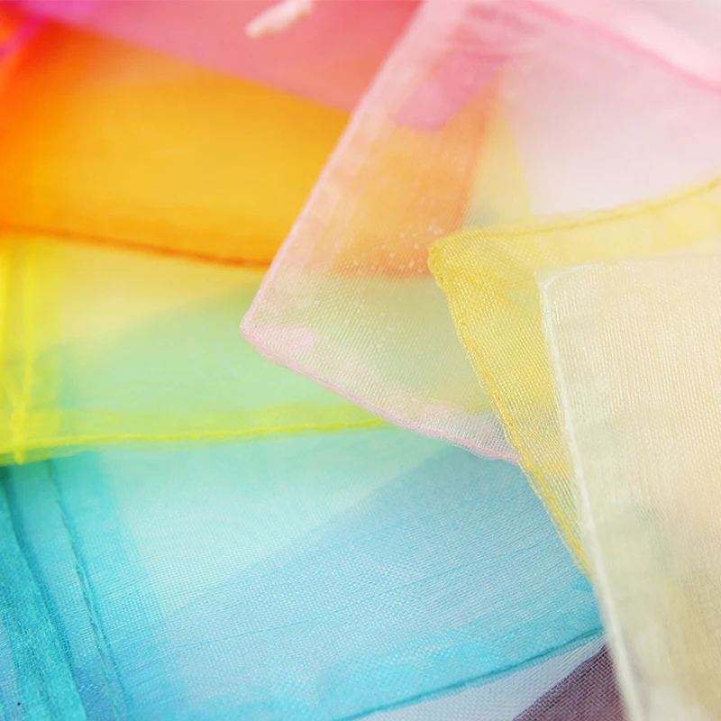 Оптовая продажа, Ювелирный Прозрачный мешок из органзы с логотипом