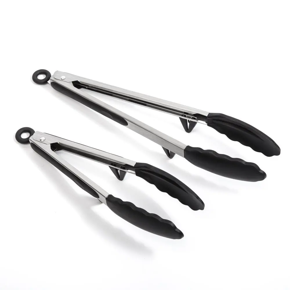 9 дюймов 12 16 нейлон матовый щипцы для барбекю