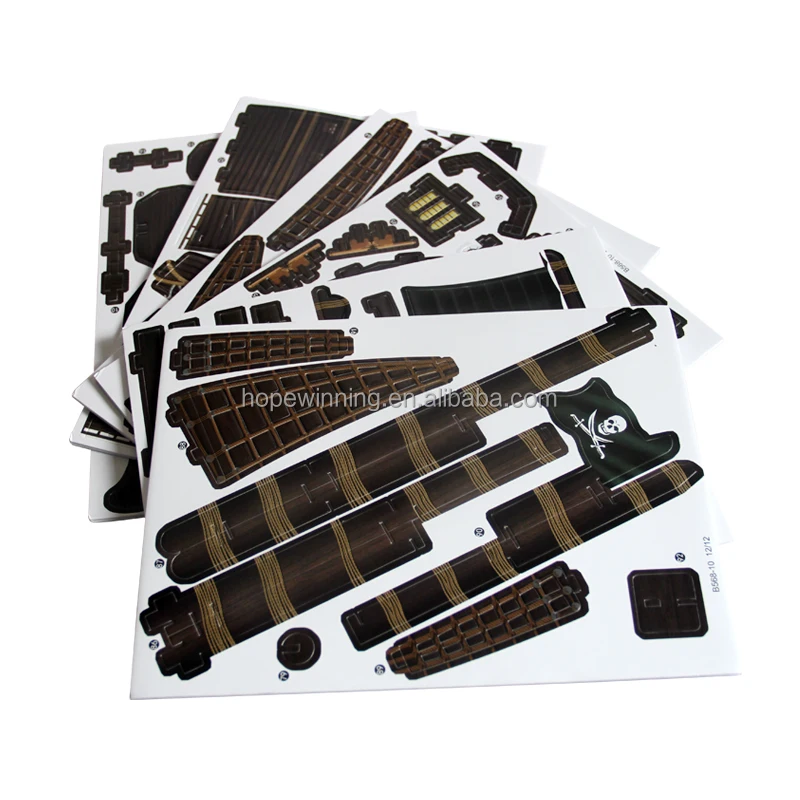 Новый дизайн Детский Пиратский Корабль из пенопласта 3D