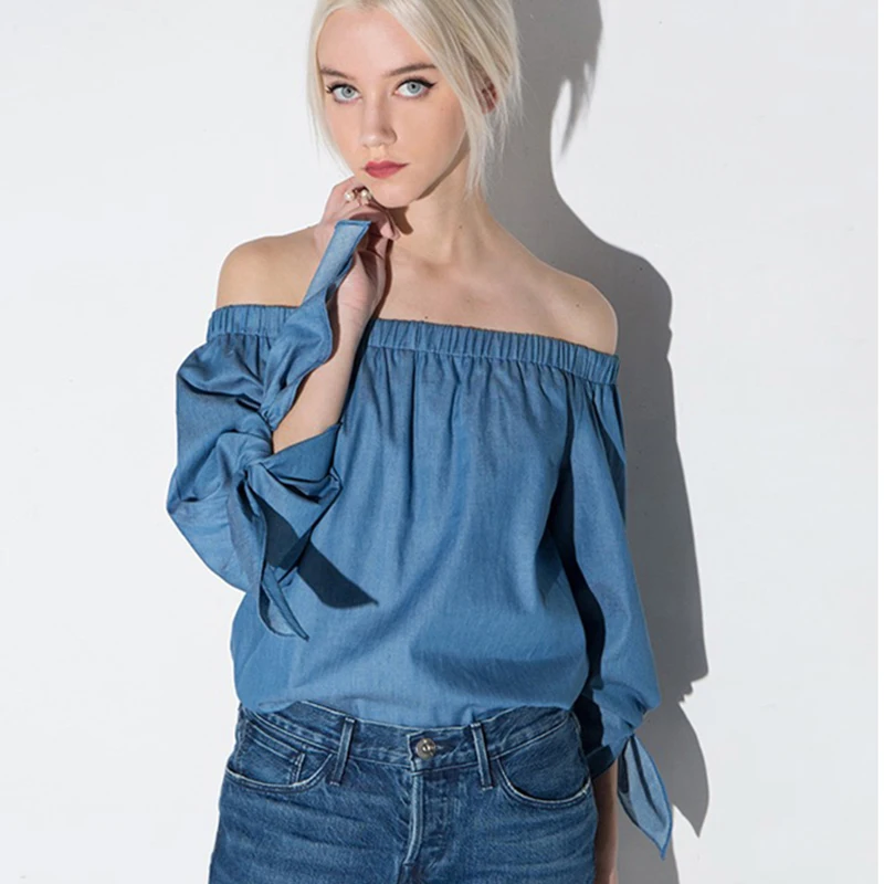 ladies jeans top