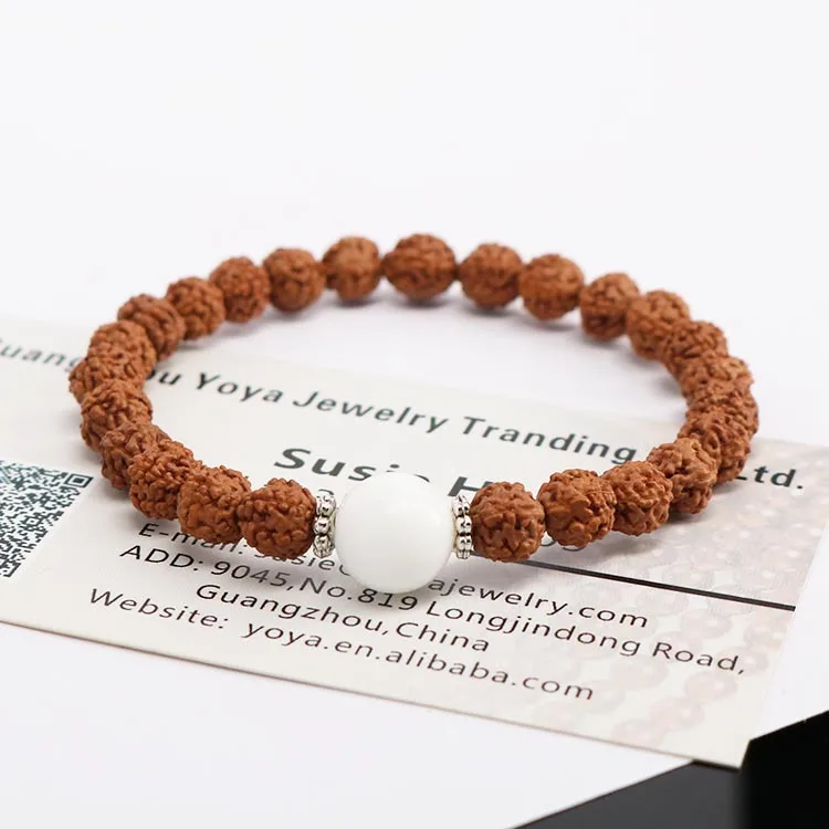 Rudra India : Religious, Yoga, Spiritual and Wellness Products Store. 8  Face (Mukhi) Rudraksha Beads Bracelet : Healing Bracelet, 8 Face (Mukhi) Rudraksha  Beads Bracelet