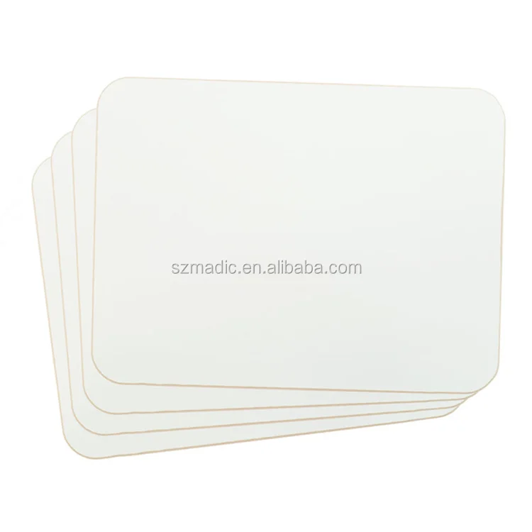 Non Magnetic 9 X 12 Inches Dry Erase White Learning Lapboard for Students or Kids