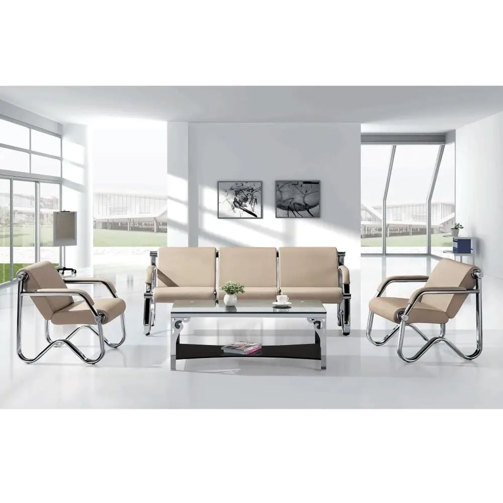 Factory Outlet Sale Modern Office Reception Sofa With Steel Frame