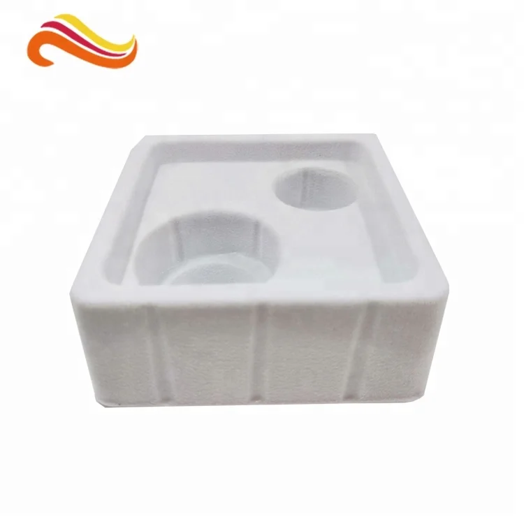 OEM, изготовленный на заказ пластиковый ПВХ белый блистерный лоток с бархатной пластиковой косметической упаковкой