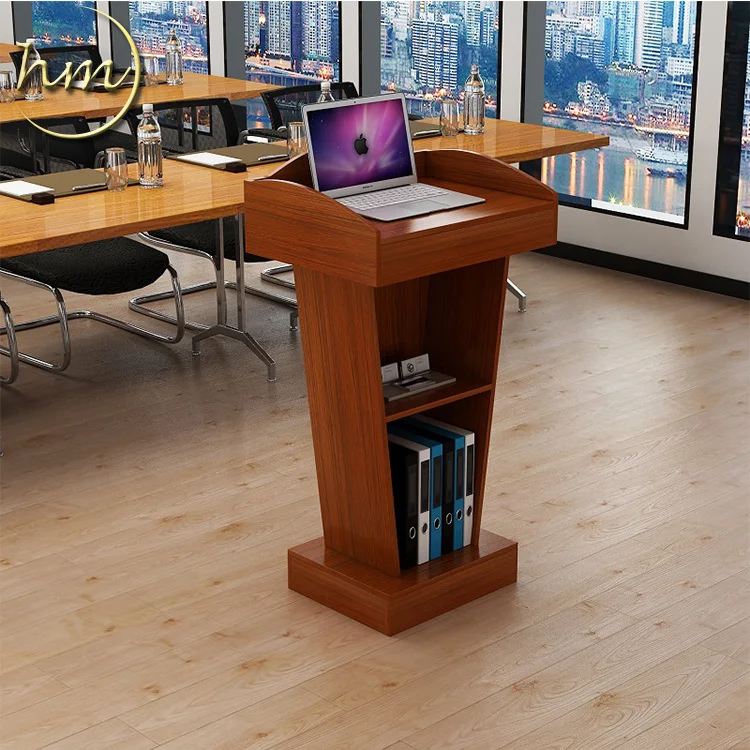 Cheap Hotel Wooden Church Lectern Pulpit / Wooden Rostrum/Church Rostrum