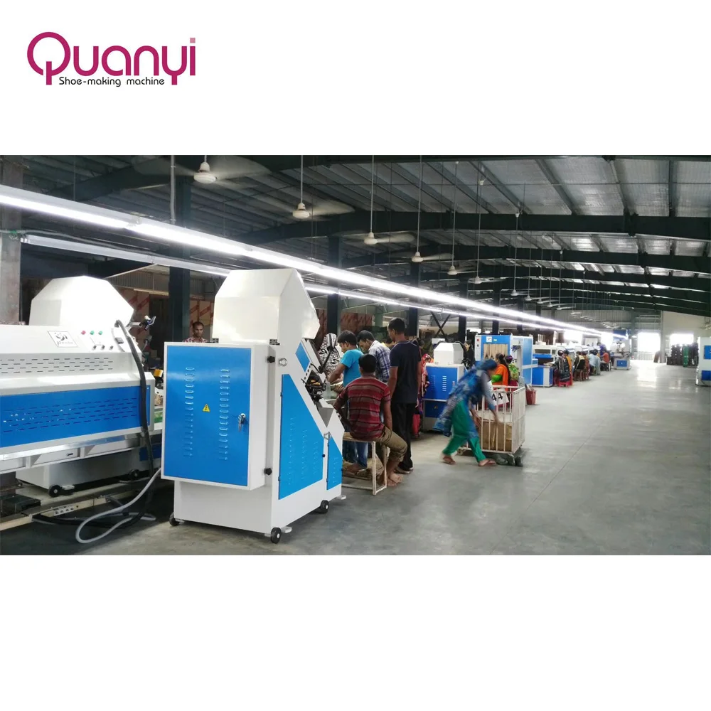 Men Shoe Making Machine Turnkey Project in China Activation Cementing Making Machine Line Shoe Machine