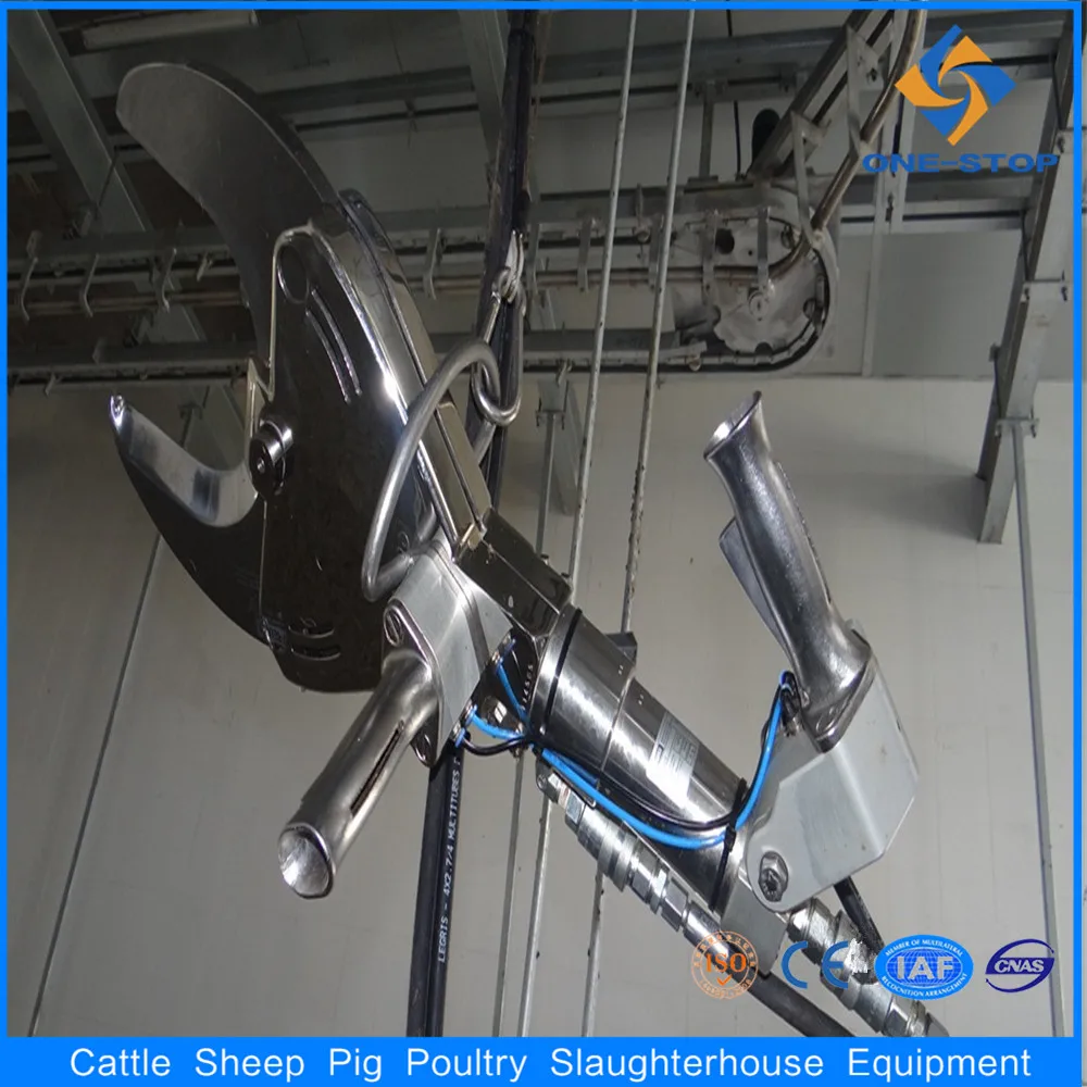 Cow beef abattoir processing horn and hoof removal scissors