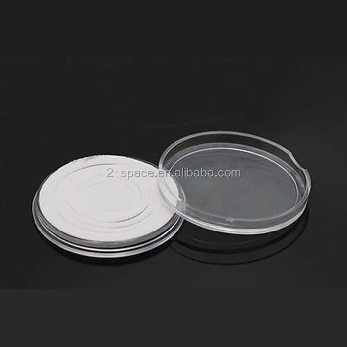 Пластиковые прозрачные круглые Чехлы для хранения монет 50