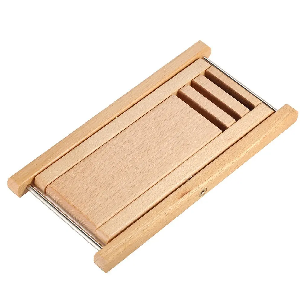 Бамбуковый складной табурет для унитаза Регулируемый ступенчатый стул