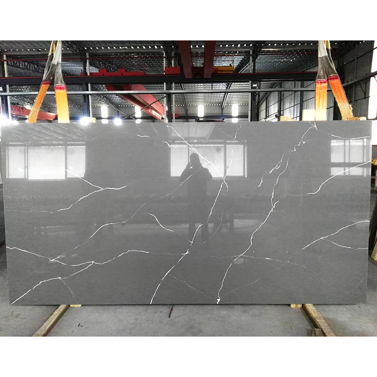 Calacatta Gray Quartz SH7221 Calacatta White Veins Grey Quartz