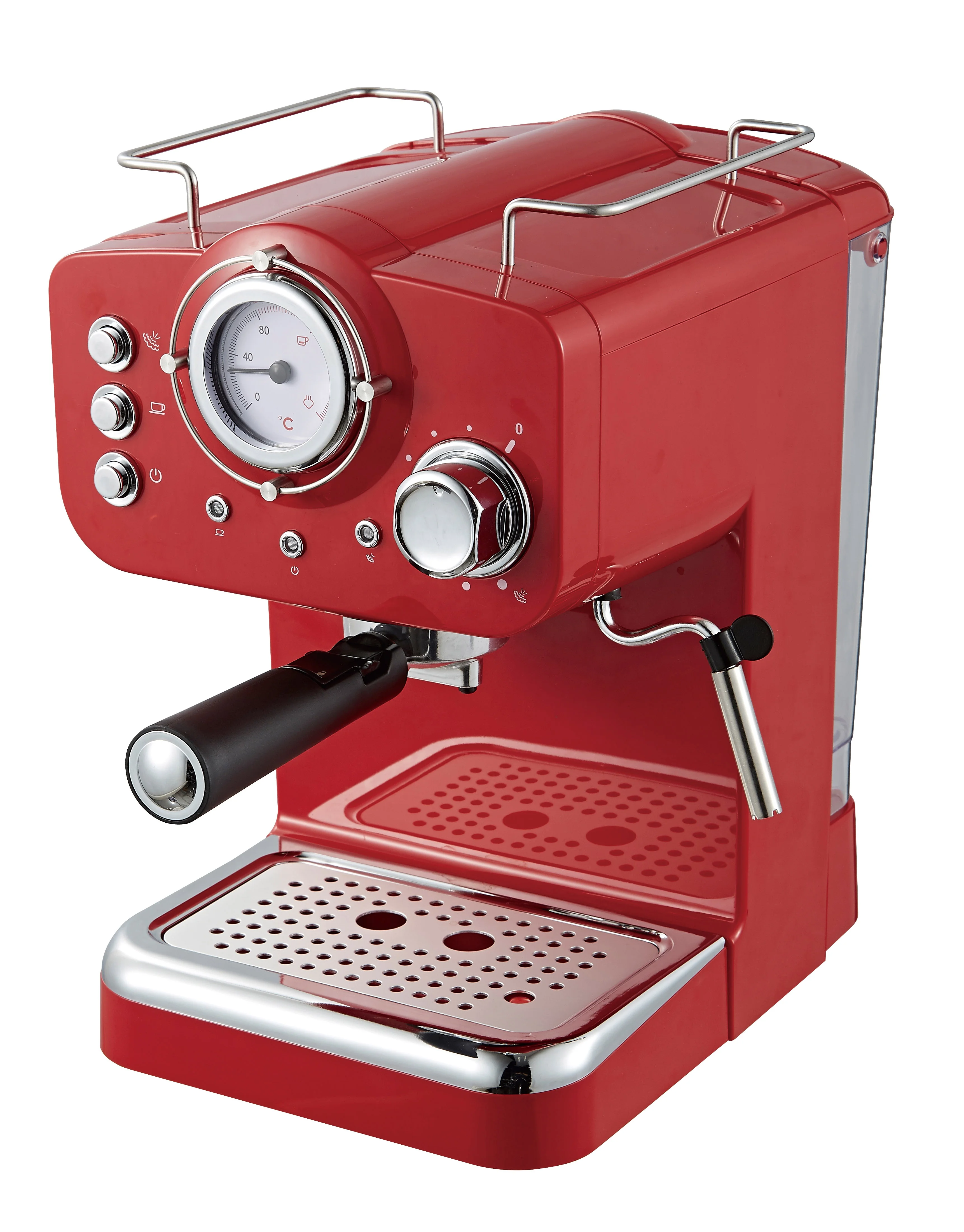 
15 bars and 20 bars high pressure cappuccino espresso coffee machine equipped with Italian pump 