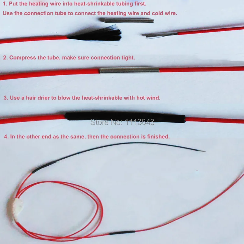 Fluoropolymer Insulated New Infrared Heating Floor Cable Infrared Heating Floor Cable