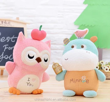 high profit margin products wholesale squishy unique gift ideas owl plush toy for children baby toddler from chinese supplier