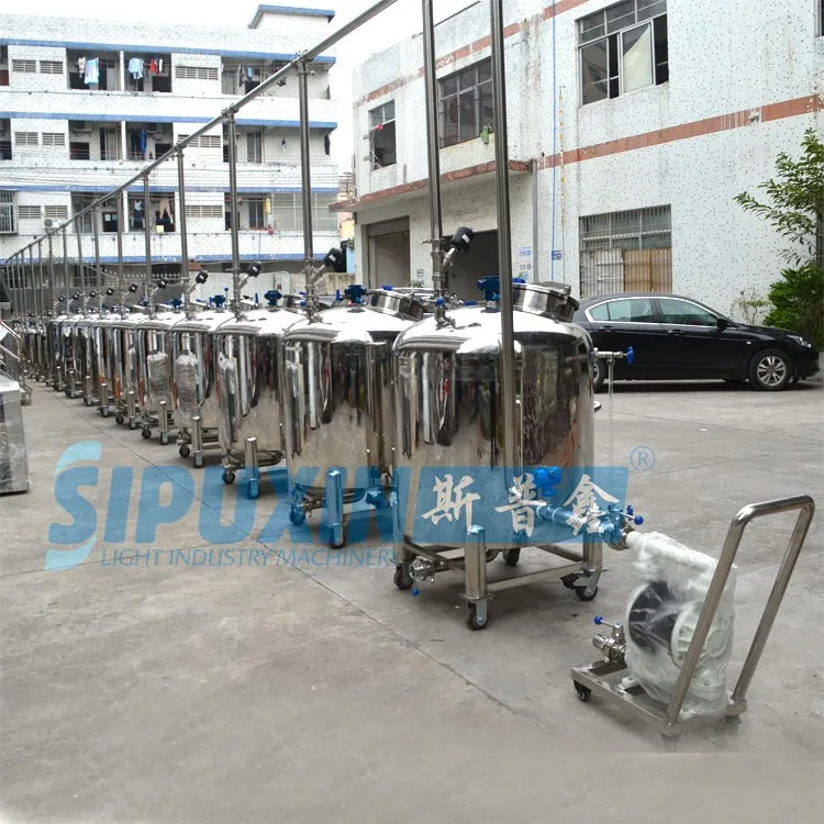 
 Sipuxin Guangzhou 200-400 литровый открытый корпус из нержавеющей стали моющее масло парфюмерный косметический контейнер для хранения  