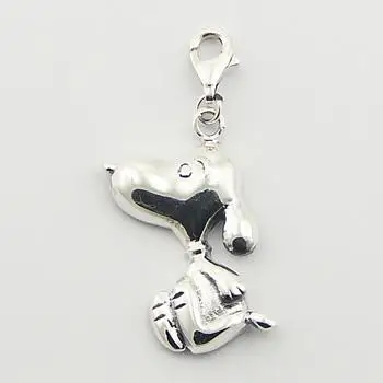 sterling silver snoopy charm