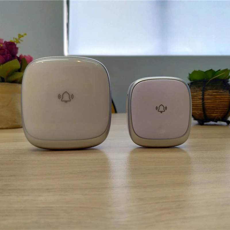 Беспроводной кольцевой дверной звонок со вспышкой uk для людей с нарушением зрения и трудным