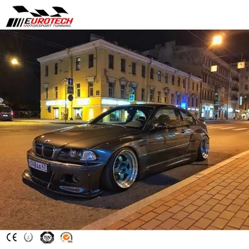 1998-2006 BM E46 4D /2D 3 SERIES M3 ROCKET BUNNY STYLE wide body kit fender flares wide arches FRP material kit