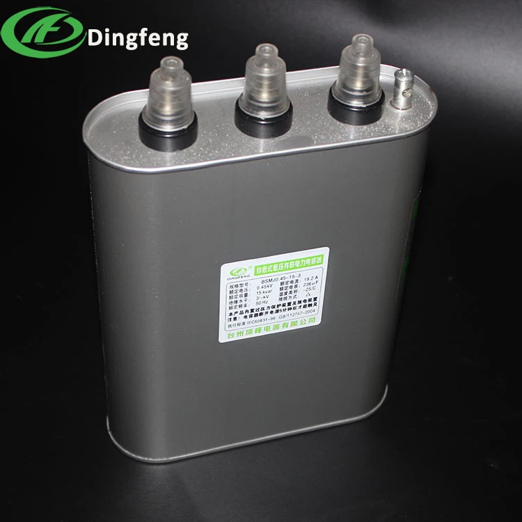 
 3 фазы 400V 30 Квар поправочный коэффициент мощности конденсаторы  