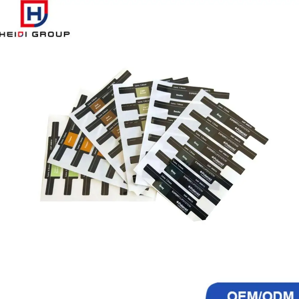 Polaroid Eyeglass Label Customize Cmyk Printing Adhesive Stickers Label