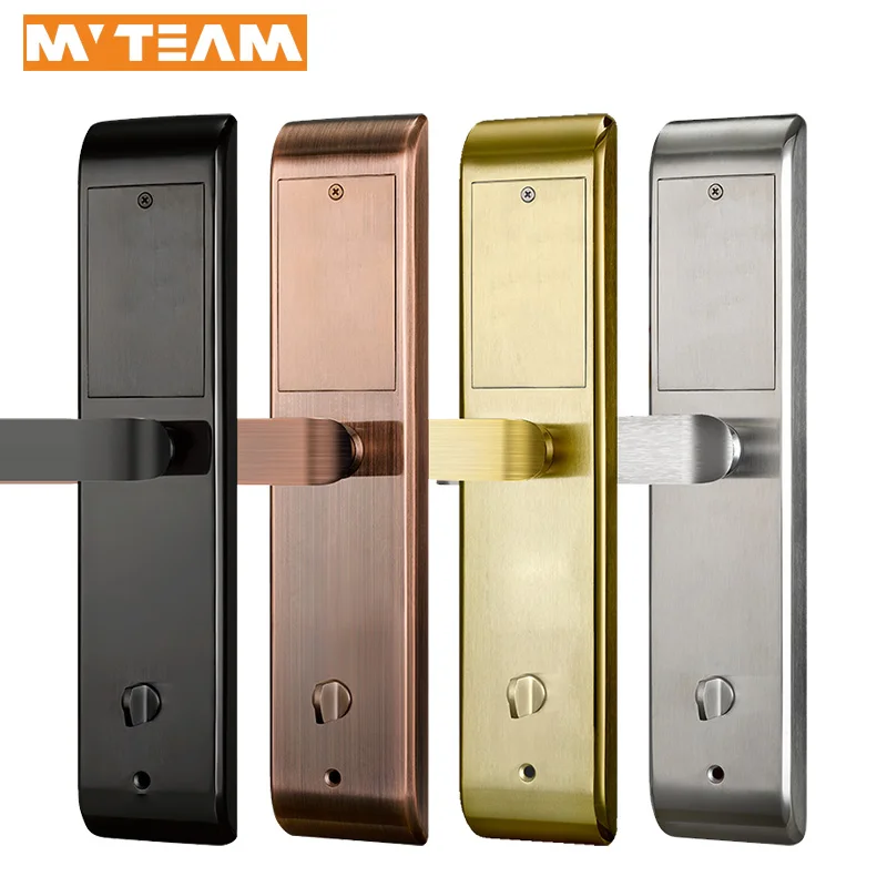 Front Door Keyless Entry Fingerprint and Code Touchscreen Smart Electronic Mortise Lock Electric Door Lock OEM