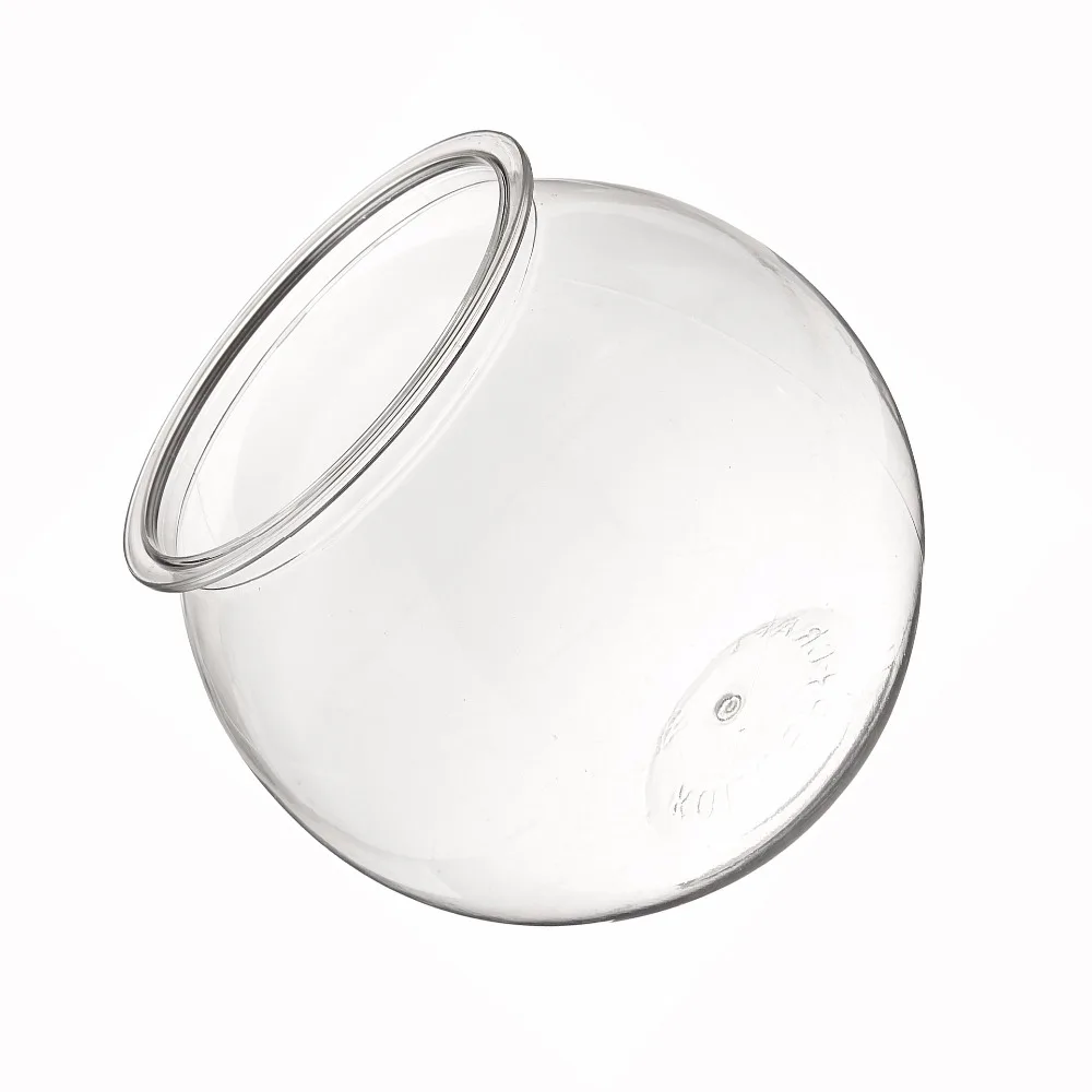 New Plastic Fish Bowl Acrylic Goldfish Tank Bowl Clear Round Gallon