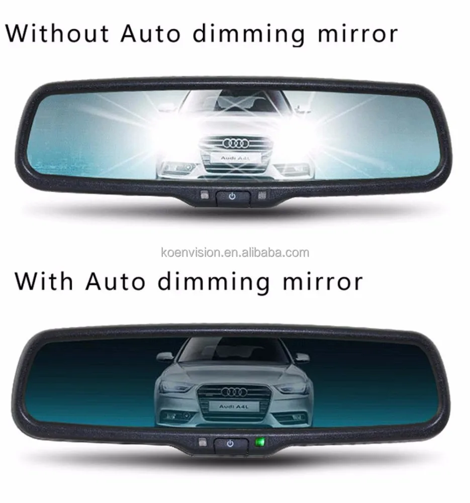 Car rear view mirror deals auto dimming