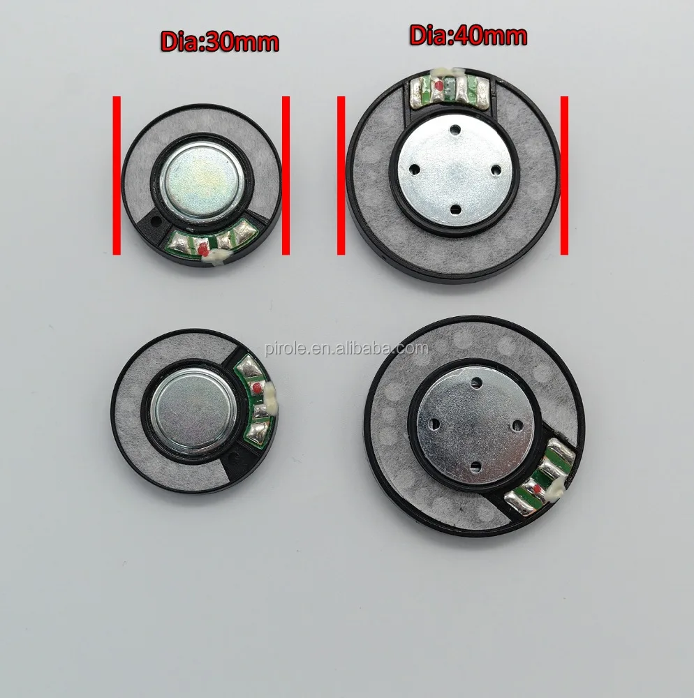High Quality 40mm Big Headphone Speaker 32ohm Moving Coil