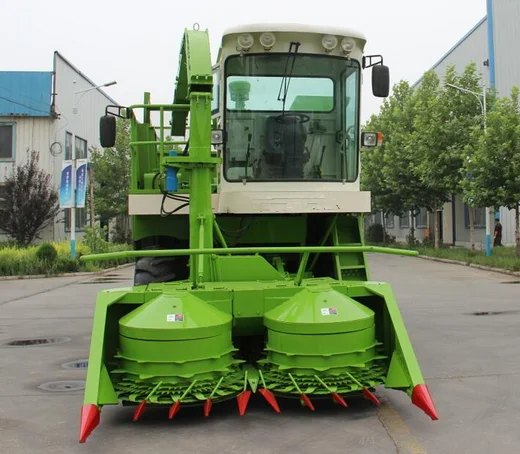 Однорядный кукурузный силоуборочный комбайн трактор