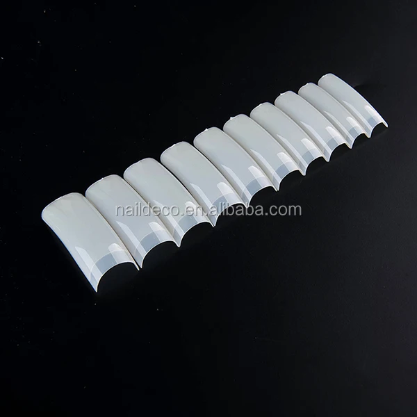 НАДЕКО оптовая продажа 500 шт./пакет или коробка натуральные Французский Типсы Ложные Акриловые для Неил арта украшения для кончиков ногтей