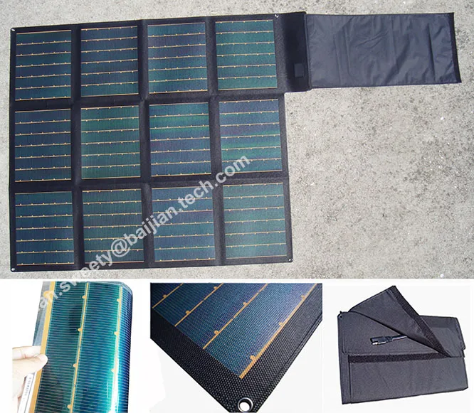 Light Weight Portable Solar Paper Panel - 100W Efficiency
