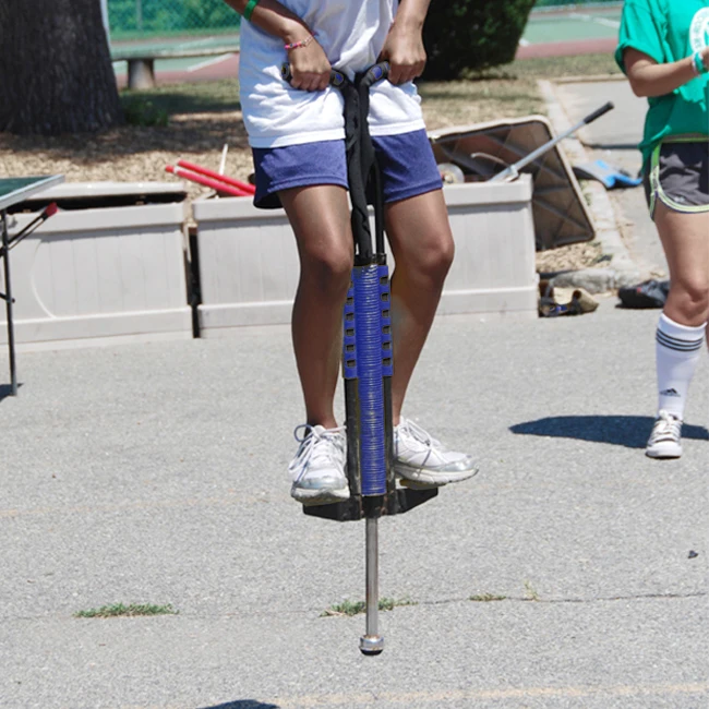 China Double Pole Hop Rod Gas Powered Reinforced Stainless Steel Jump