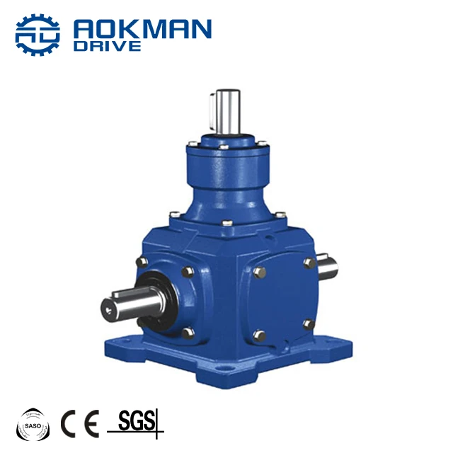 T Series Two Way Right Angle 90 Degree Bevel Gearbox