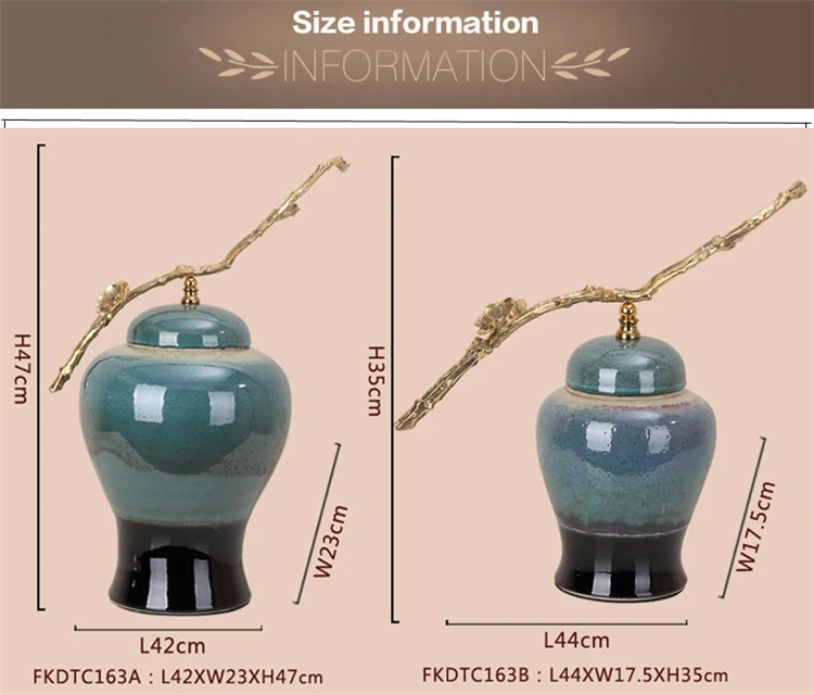Китайский античный домашний декор, фарфоровая глазурованная ваза с крышкой