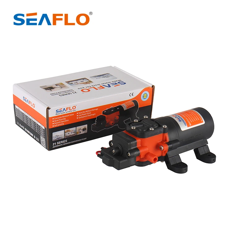 SEAFLO 12V Compact Diaphragm Fresh and Chemical Marine Water Pump